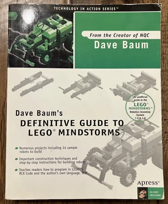 Dave Baum's Definitive Guide to Lego Mindstorms 2000 with  CD-Rom NEW! - Image 1 of 4