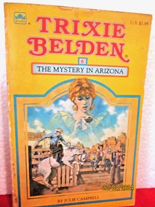 TRIXIE BELDEN #6 The Mystery in Arizona PB Julie Campbell SQUARE EDITION - Picture 1 of 2