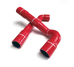 M2 MOTORSPORT RED SILICONE TOP & BOTTOM RADIATOR WATER HOSES BMW E36 M3 Y3414 - Picture 1 of 1