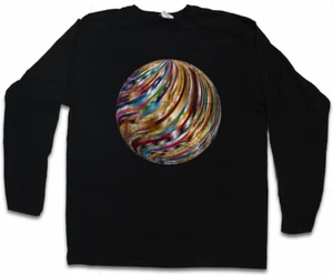 DISCO BALL LANGARM T-SHIRT Retro Light Oldies Music Musik Nerd Techno Indie - Picture 1 of 1