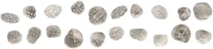 Russia 10 x 1 Tropfkopeke Silver 1500-1700 S-Ss , VF (14) - Picture 1 of 1