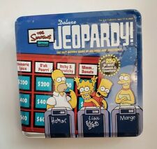 Jeopardy The Simpsons Edition Deluxe Pressman 2004 Homer Marge Lisa Bart