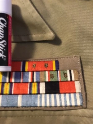 Военная лента бар - после Корейской войны ВМС США сшитый на хаки BSM резерв медаль - Изображение 1 из 4