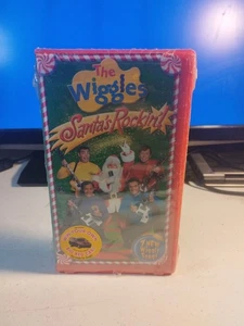 The Wiggles "Santa's Rockin!" VHS Rare Clamshell - Brand New & Sealed - Picture 1 of 5