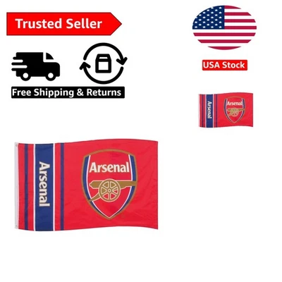 Bandera Arsenal Duradera 60" x 36" para uso en interiores y exteriores - Sport Team Spirit Foto 1 de 3