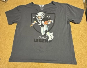 Bo Jackson Raiders #34 Grafik T-Shirt XXXL 3XL Kragenschnitt/ausgefranster Ausschnitt NFL - Bild 1 von 6