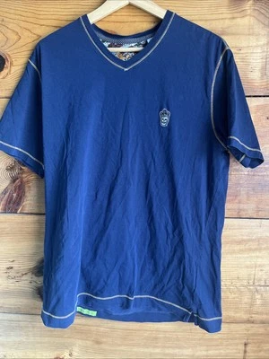 Robert Graham T Shirt Mens Medium Navy Skull Embroidery {yy} - Image 1 of 4