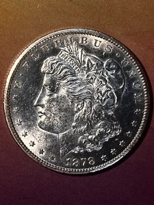 Dollaro Morgan 1878 cc CH BU + nuova inserzione in vero affare - Foto 1 di 5
