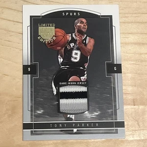 Tony Parker Spurs 2003/2004 Fleer #60 Skybox L. E. Jersey Silver Proof 23/50 - Picture 1 of 2