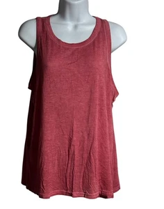 Camiseta sin mangas Jane+Delancey Garment teñida rosa para mujer L ligera transparente - Imagen 1 de 8