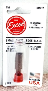 Excel Hobby Blades Corp. Parte # 271-20017 Hoja de borde de cincel pequeño Paquete de 5 - Imagen 1 de 3