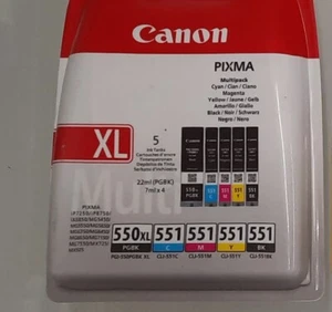 Canon CANON PG-550XL / CLI-551 Multipack Toner für PIXMA Drucker ORIGINAL - Bild 1 von 1