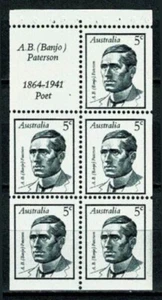 U7871 AUSTRALIA 1968 Famous Australians four booklet panes MNH - Picture 1 of 4