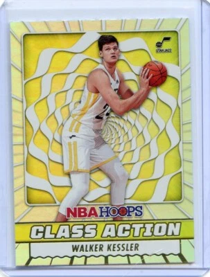 2022-23 Panini Hoops NBA WALKER KESSLER RC ROOKIE #19 CLASS ACTION HOLO SP JAZZ - Image 1 of 2