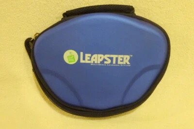 Blue Travel Carry Case for Leap Frog Leapster: Mesh Cartridge Pocket Holder-MINT - Image 1 of 4