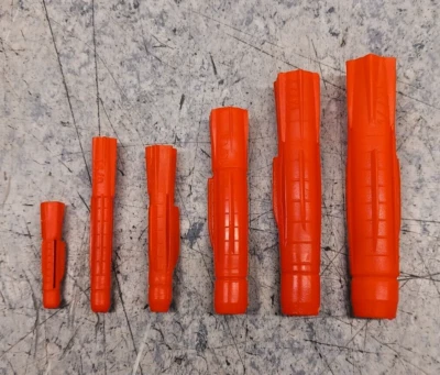 TASSELLO PLASTICA TRI TOX 5-14 TASSELLI - CONFEZIONI GRANDI (10 PACCHETTI) - Immagine 1 di 2