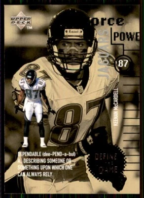 1998 Upper Deck Define the Game Keenan McCardell Jacksonville Jaguars #DG30 - Image 1 of 2