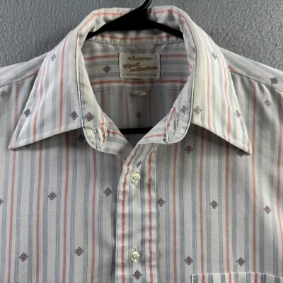 Vintage Arrow Shirt Mens 15.5 Western Print Camp Button Up 60s 70s Union USA - Image 1 of 4