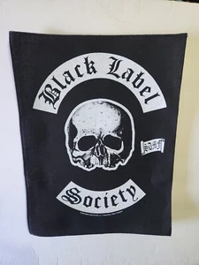 BLACK LABEL SOCIETY PRINTED BACK PATCH - Picture 1 of 1