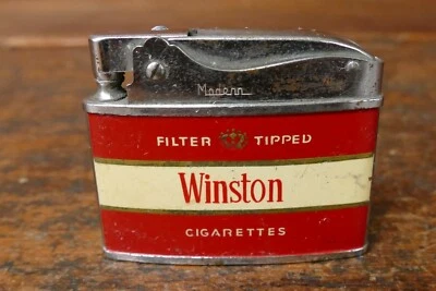 Encendedor de cigarrillos Winston vintage de los años 60 - diseño de corona con punta de filtro - Japón Foto 1 de 4