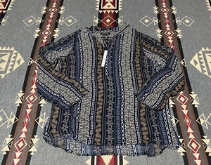 Charlie B Blouse L Black Long Sleeve C4254R-639A NWT - Picture 1 of 7