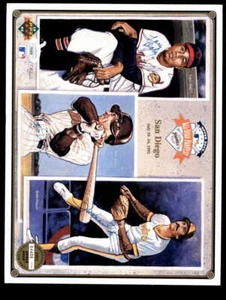 Larry Doby Steve Garvey Rollie Fingers JSA Coa Signed 8x10 Upper Deck Photo - Picture 1 of 3