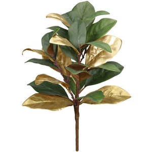 Magnolia Spray Verde/Oro, 4 x 17 pollici - Foto 1 di 1