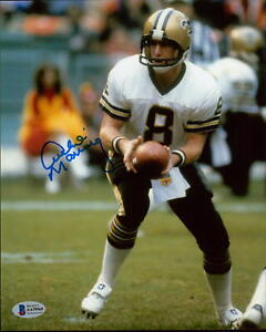 ARCHIE MANNING SIGNED 8X10 PHOTO BECKETT BAS COA NEW ORLEANS SAINTS 1