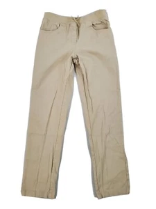 IZOD Girls Tan/Beige School Uniform Pants Size: 14 Pre-owned - Picture 1 of 9