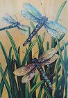 Toland "Dragonflies in Flight" decorative 12.5 x 18 Seasonal garden size flag 