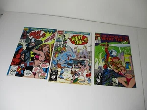 MARVEL COMICS WHAT THE ? LOT OF 4 COMIC BOOKS #8 #12 #15 1990 AND 1991 - Picture 1 of 10