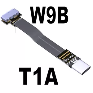 5Gbps USB 3.0 Type-C to Micro-B Male to Female Up Down Angled Connector Cable - Picture 1 of 9