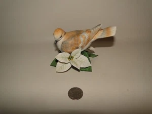 Pájaro de porcelana paloma tortuga Lenox de colección, artesanal en Taiwán - Imagen 1 de 7