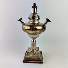 Antique Edwardian Solid Silver Pedestal Cigar Lighter Wright & Davies 1904 18cm