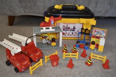 COKO Fire Department NFD-115 (66 Pieces) + Storage Tub - EUC - Image 1 of 4