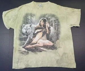 Vintage 2004 Wolf Babe Tie Dye T-Shirt, XL, 23.5x28" - Picture 1 of 12