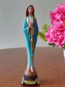 Christliches Geschenk Jungfrau Maria Tisch Statue Prunkstück Figur - Bild 1 von 6