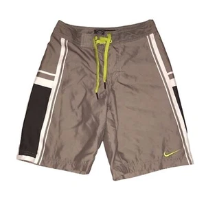 Nike Kid's Grey Black & White Swimsuit - Picture 1 of 10
