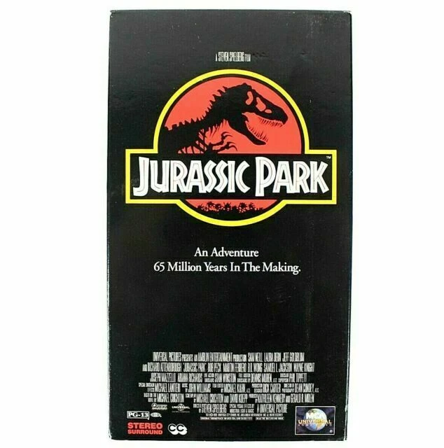 Jurassic Park by Steven Spielberg (VHS, 1993), 1st Release 81409 - Image 1 of 1