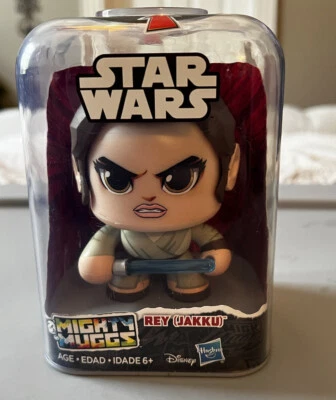 Figura de tres caras Hasbro Star Wars Mighty Muggs Rey (Jakku) Disney #05 05 nueva Foto 1 de 4