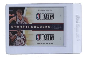 BROOK LOPEZ/DERRICK FAVORS 2007 Panini Playoff Contenders Rookie Card #4 - Bild 1 von 1