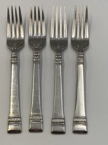 Oneida CADENCE Lot Of 4 Salad Forks 18/10 Stainless Indonesia - Picture 1 of 5