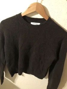 Frame Sweater Small Cashmere Quiet Luxury Old Money Preppy Classic Minimalist - Picture 1 of 10