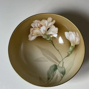 Cuenco con patas de porcelana RS Tillowitz Silesia, Alemania cucharón floral a juego de colección - Imagen 1 de 7