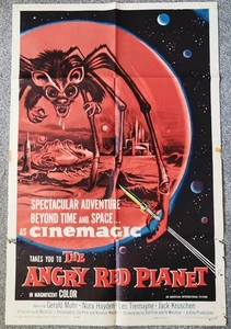 The Angry Red Planet - Original One Sheet Movie Poster Estate of Ib Melchior - Bild 1 von 7