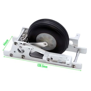 FlyFly part FF1-130 Retract Landing Set for 4m Wingspan RC Model Airplane Glider - Picture 1 of 6