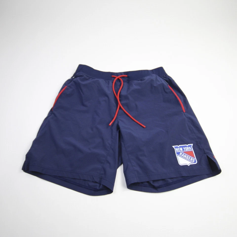 Pantalones Cortos de Práctica New York Rangers Fanatics NHL Pro Authentics Para Hombre Usados Foto 1 de 1