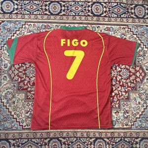Maglia calcio Luis Figo Portogallo rossa numero 7 - Foto 1 di 8