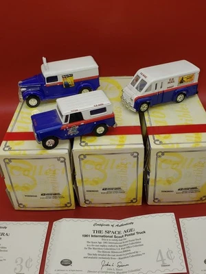 3 Matchbox Yesteryear Blue & White Set with COA in Box 1/43 Scale - Image 1 of 4