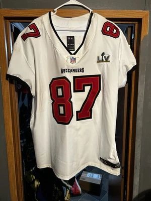 Camiseta Rob Gronkowski Tampa Bay Buccaneers Superbowl LV auténtica Nike Elite 56 Foto 1 de 4